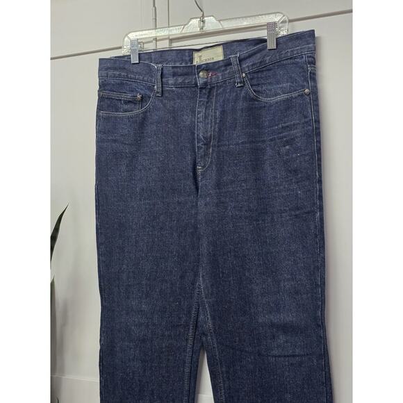 Jackson Straight Jeans Mens 36 X30 Blue Distressed 5 Pocket Retro Western Cowboy - Picture 3 of 7